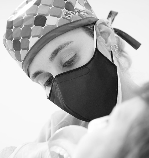 Patricia en nuestra clínica dental en Oviedo